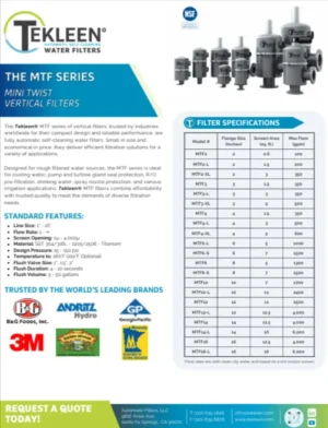 MTF Product Cut Sheet