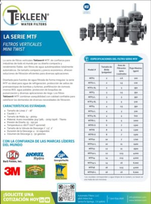 MTF Cut Sheet Spanish